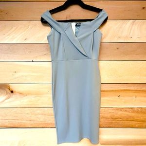 Missguided Lilac Off The Shoulder Midi Dress- Size S/M